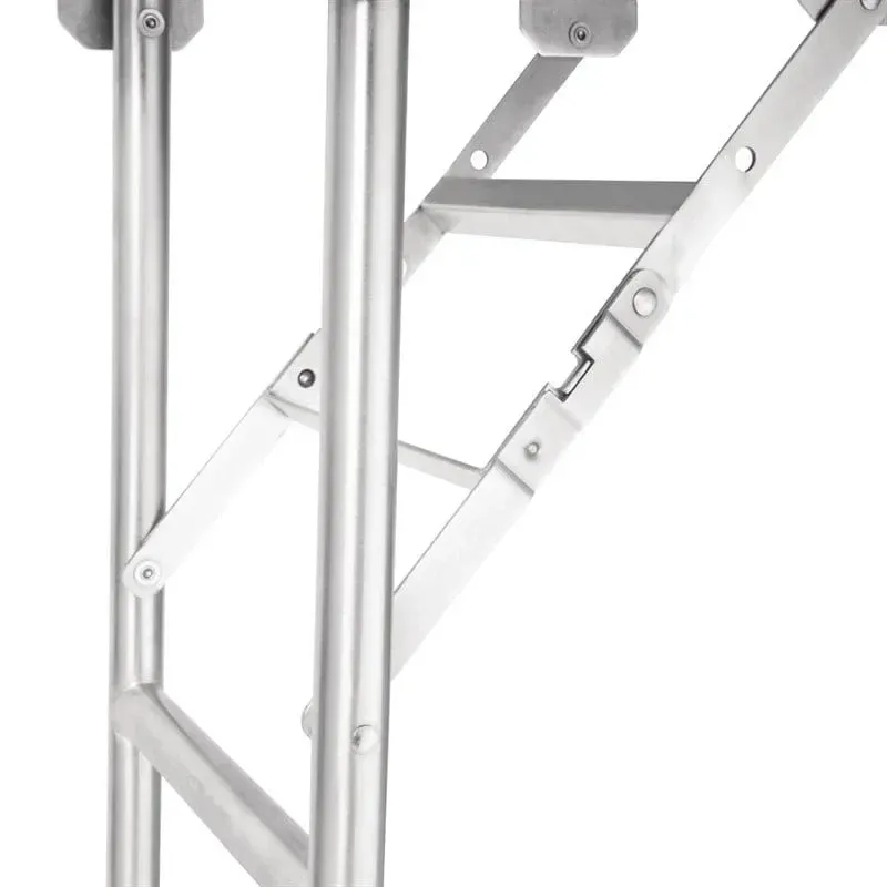 Vogue klappbarer Arbeitstisch aus Edelstahl 1220x610x780mm