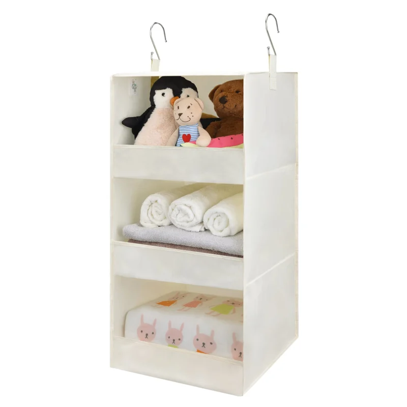 Hanging Organiser with 3 Compartments, 1 Piece Hanging Storage Cupboard