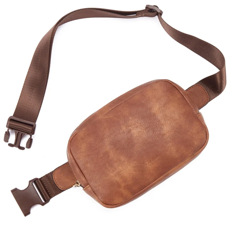 Belt bag, PU leather crossbody bag shoulder bag