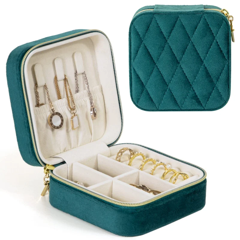 Small jewelry box, portable travel jewelry box