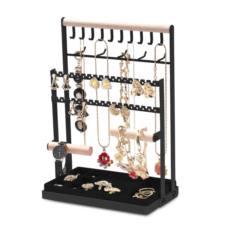 Jewellery Stand, Jewellery Holder, Jewellery Chain Holder with Storage Base