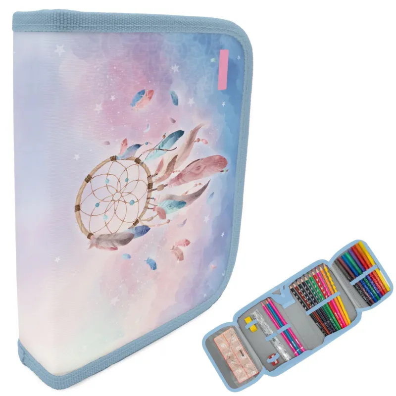 Pencil Case 28 Pieces Filled 1 Zip Pencil Case Additional pocket