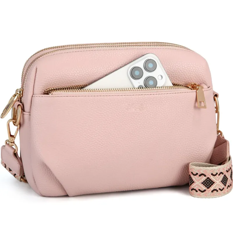 Anti-Theft Shoulder Bag Medium Size, RFID Blocking Handbag, Crossbody Bag