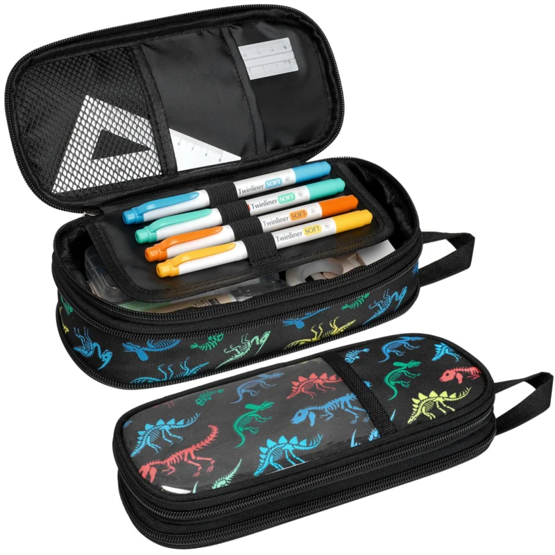 Pencil Case - Large capacity pencil case with zipper, stationery bag pencil pouch pencil case for kids