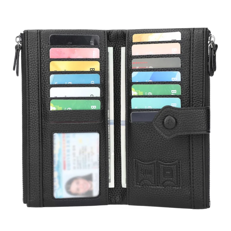 Wallets with RFID Blocking With Multiple Card Slots
