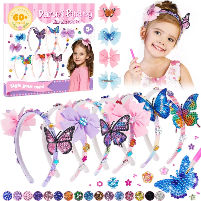 Diamond Painting Kids | Craft Kit Kids | Birthday Gifts Hairband