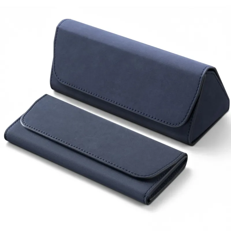Glasses Case - Foldable Hard Shell Glasses Case with Magnetic Closure