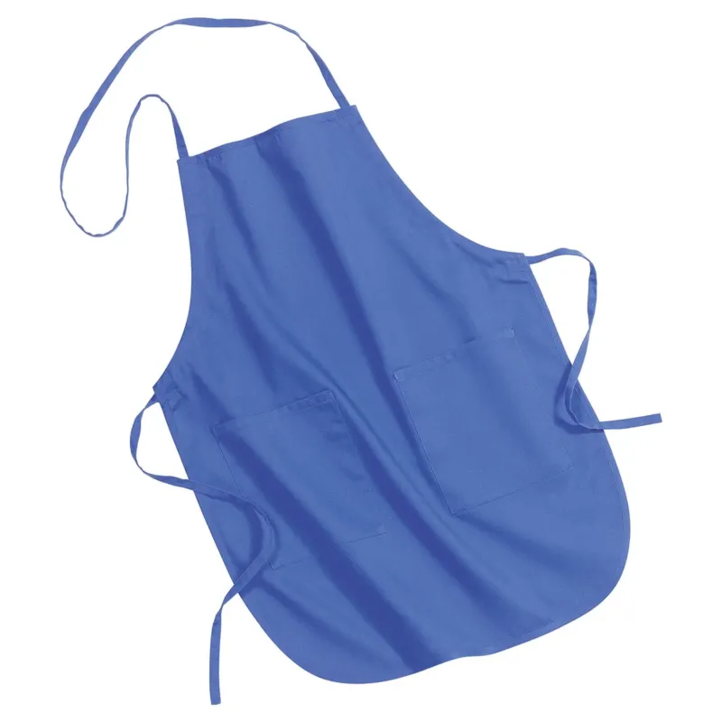 Port Authority Faded Blue Full Length Apron
