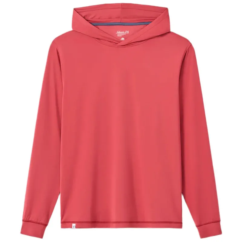 Johnnie-O Men's Racing Red Talon Featherweight Performance Hoodie
