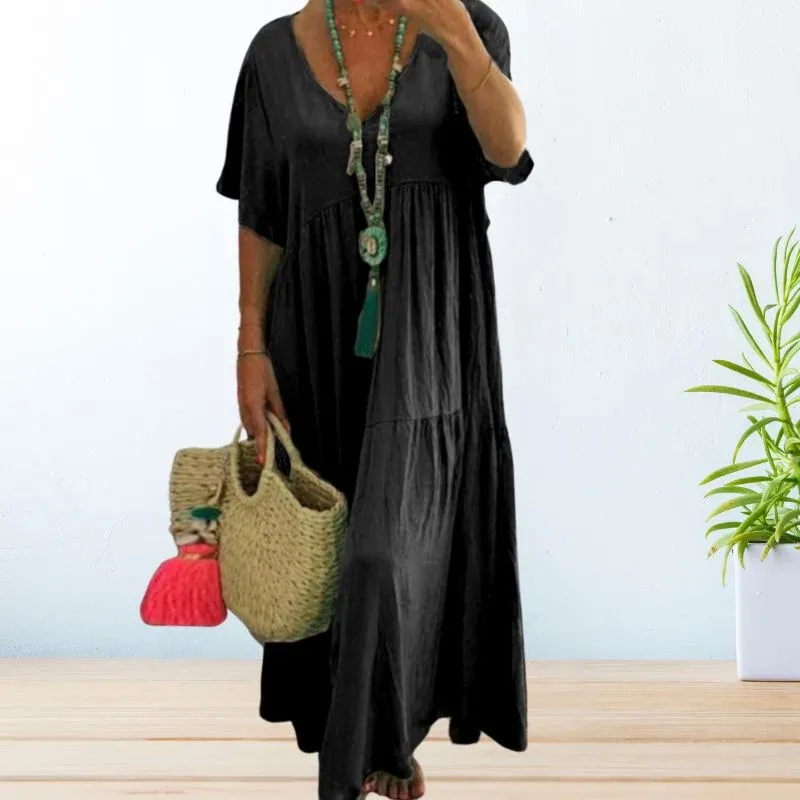 Andrea - Kleid aus Baumwolle – Lunéa