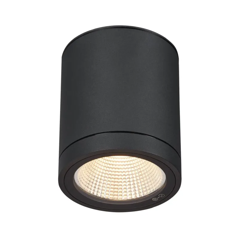 SLV ENOLA ROUND M Outdoor LED Deckenaufbauleuchte anthrazit CCT 3000/4000K