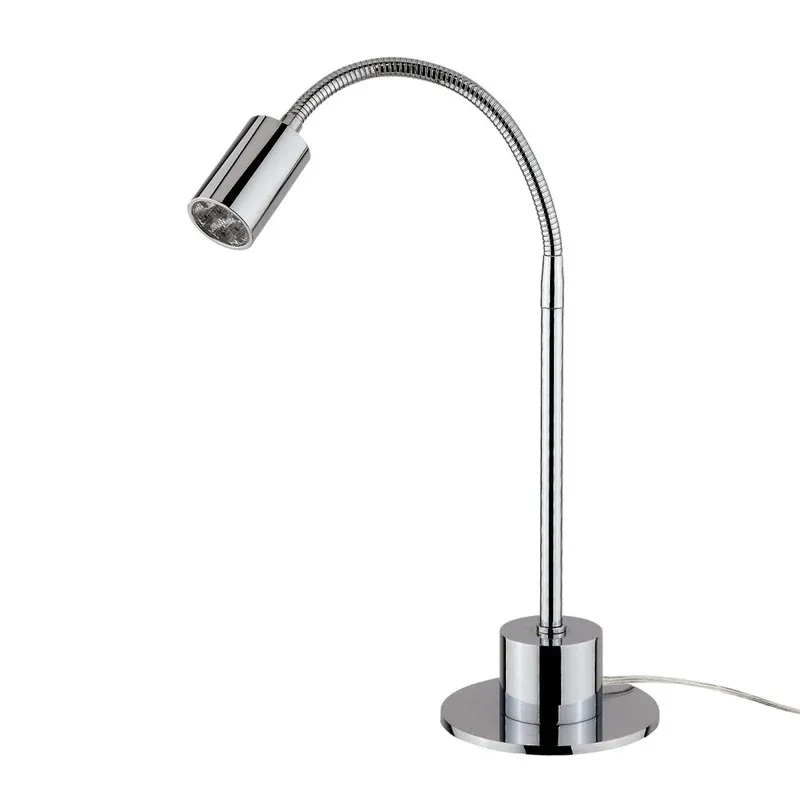 Busch Tischleuchte Lampe LED-Tischlampe Karen chrom Metall höhenverstellbar - 4019231037620