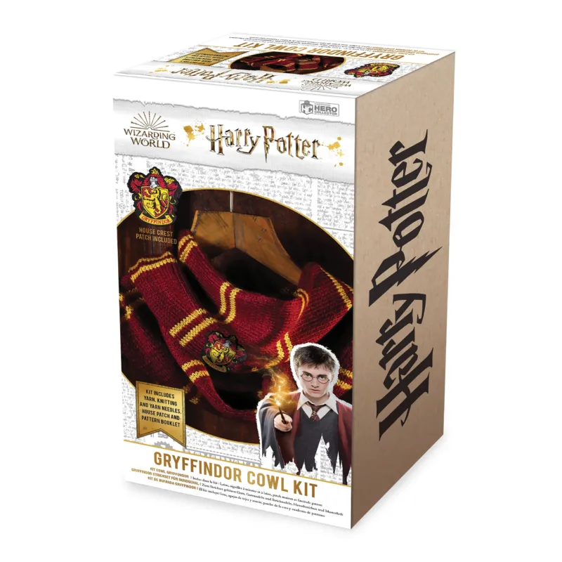Produktbild Gryffindor Loop Schal Strick-Set - Harry Potter